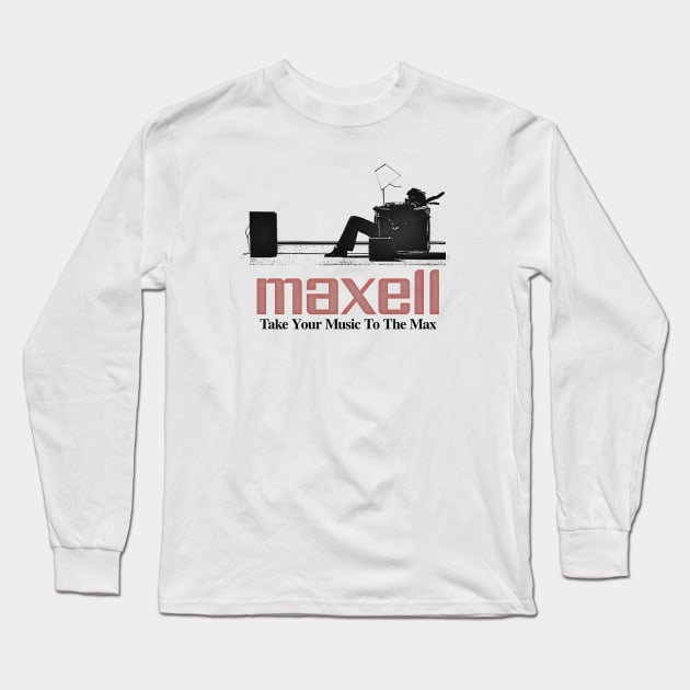 vintage Listen Tape Music Maxell Maxell Vintage Long Sleeve T Shirt TeePublic